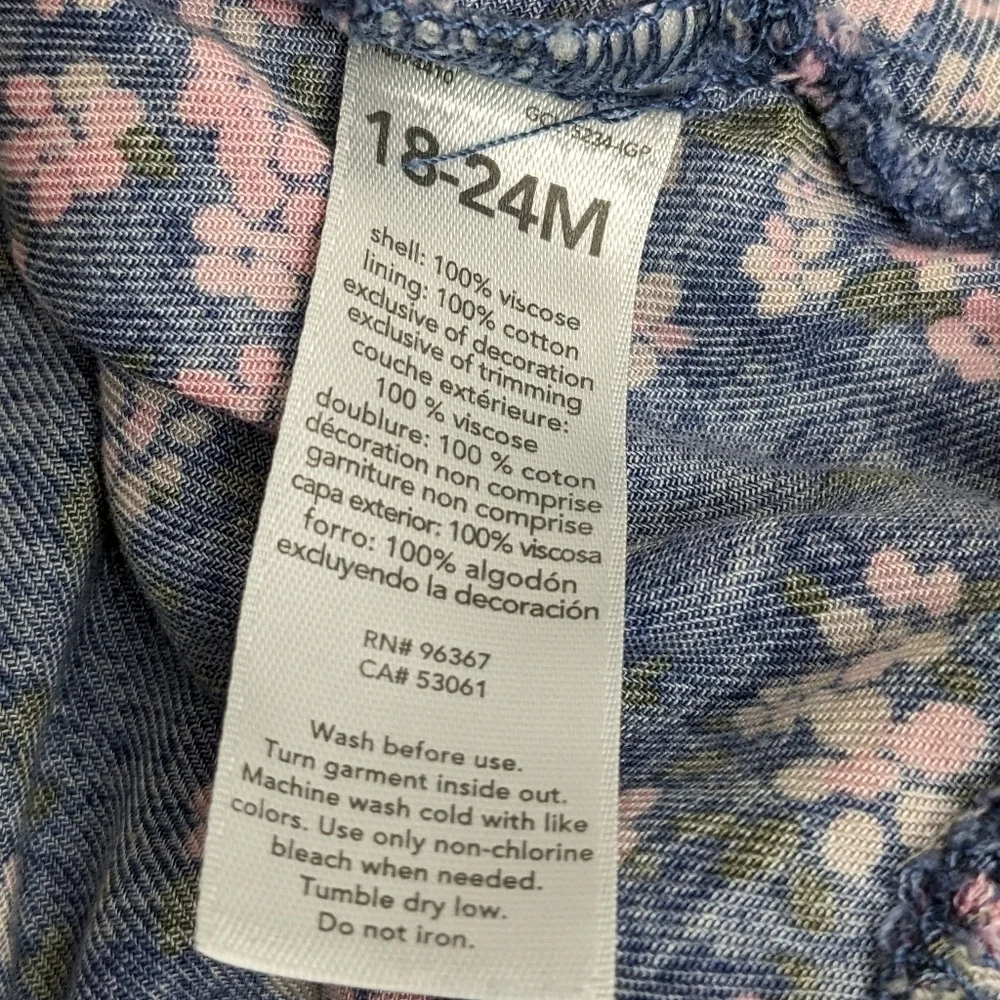 Oshkosh Floral Flower Dress 18-24m